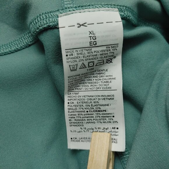 Old Navy Active Elevate Sage Green Legging 7/8 Ankle High Rise Go Dry Sz XL NWT - Picture 8 of 8